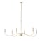 Z-Lite Arrington 6 Light Chandelier, Rubbed Brass 2301-63RB - alternate 4